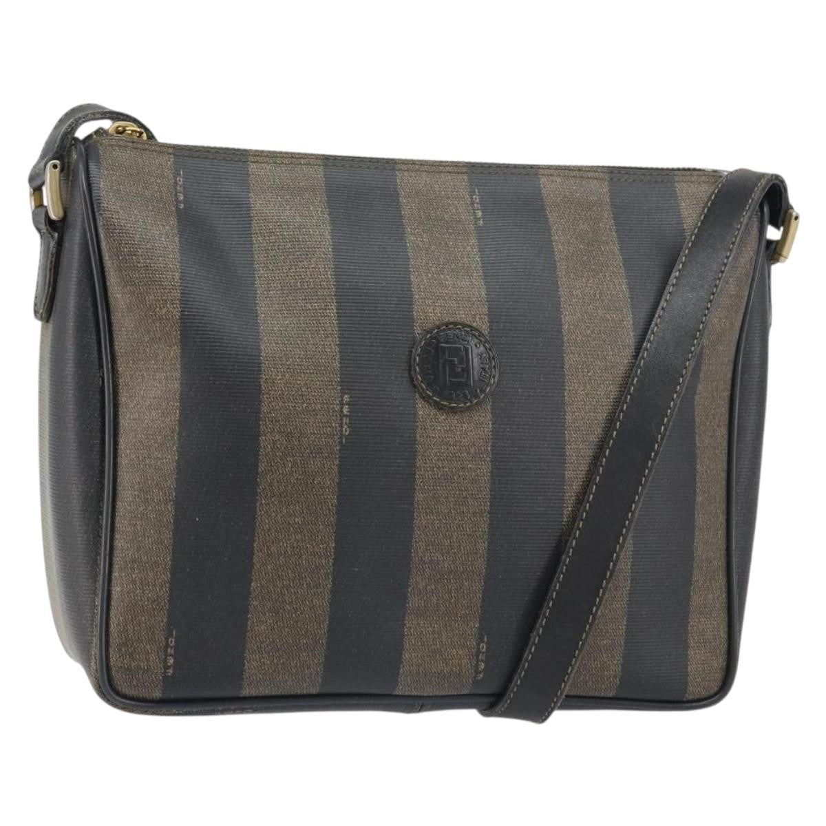 Fendi Vintage Pequin Shoulder bag - Brandsamsara