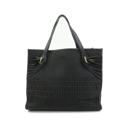 Fendi Vintage Shopping Zucchino Canvas, Brown, Canvas, Tote Bag