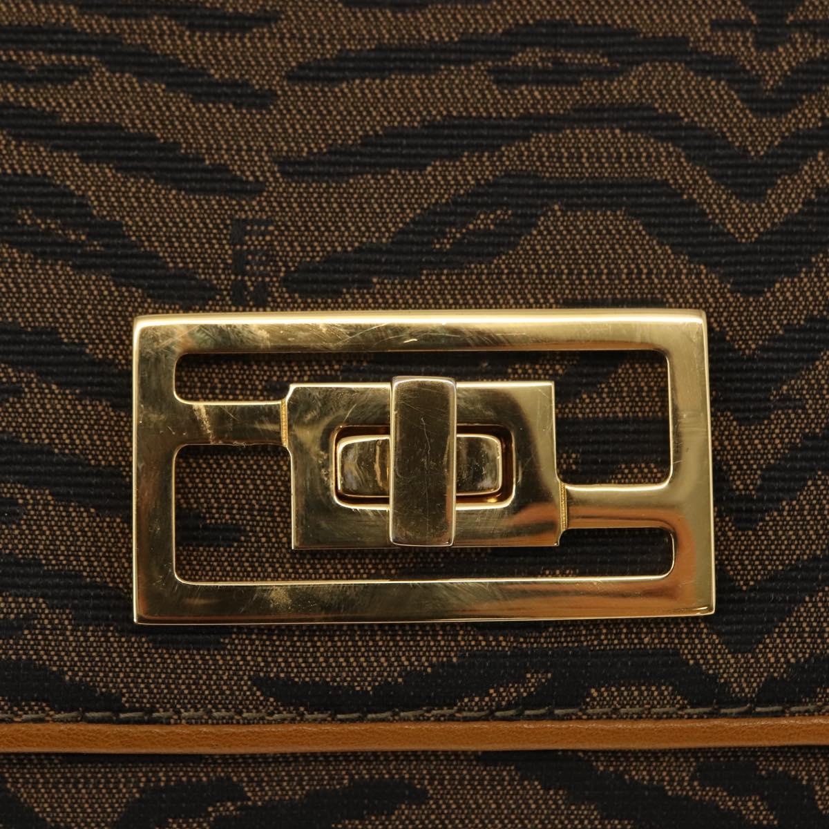 Fendi Vintage Tiger Print Shoulder Bag - Brandsamsara