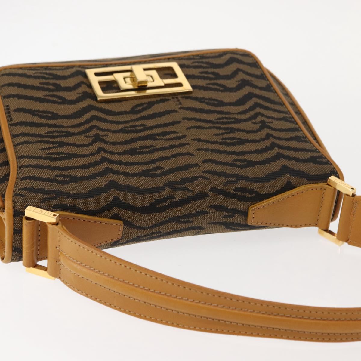 Fendi Vintage Tiger Print Shoulder Bag - Brandsamsara