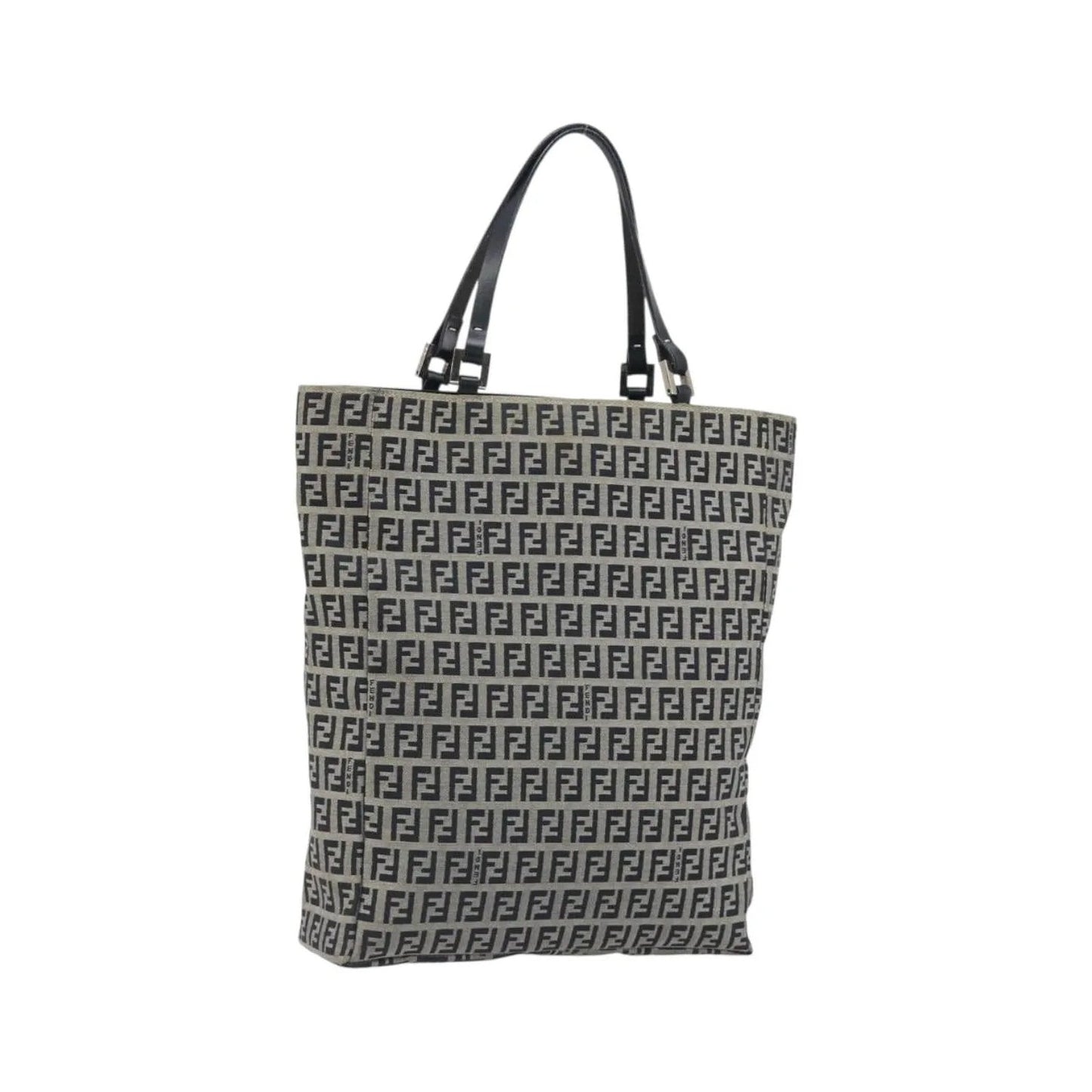 Fendi Vintage Tote Zucchino Canvas, Navy, Canvas, Tote Bag