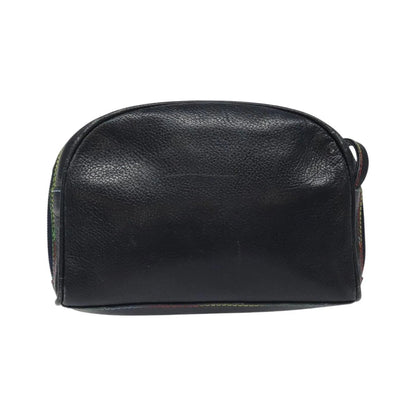 Fendi Vintage Zip Leather, Navy, Leather, Shoulder Bag