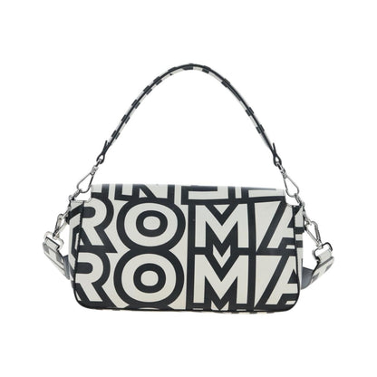 Fendi x Marc Jacobs Baguette NM Printed Leather, Black, Leather, Handbag