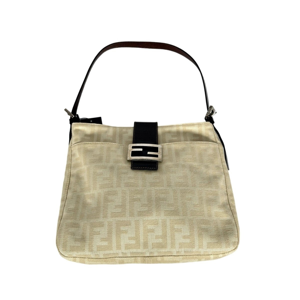 FENDI Zucca Canvas Mamma Baguette - Brandsamsara