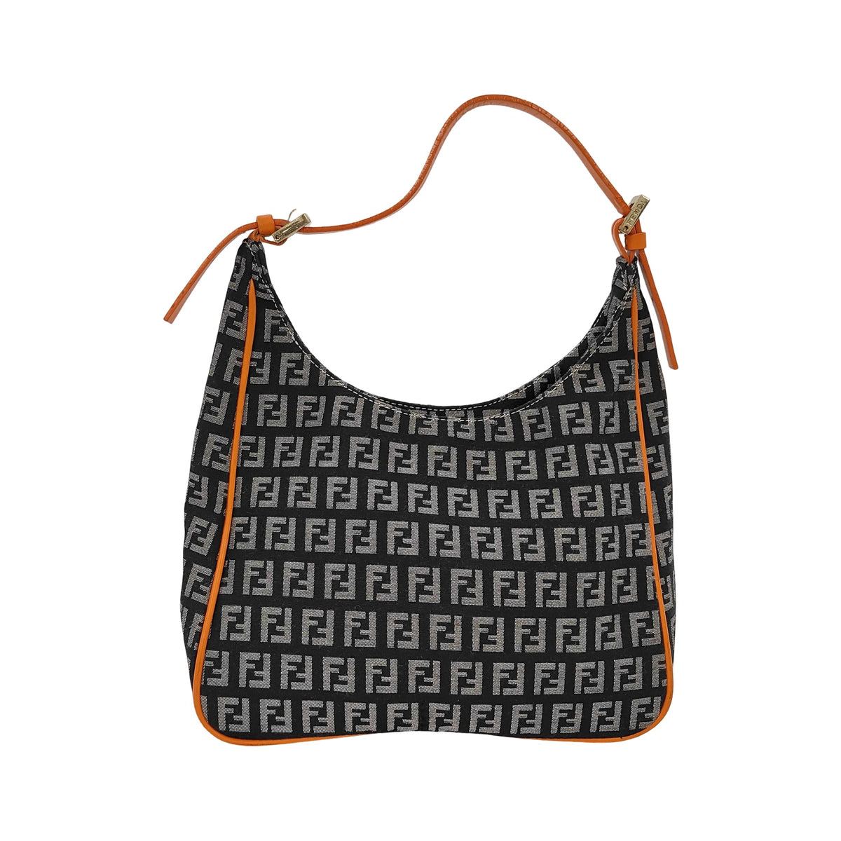 Fendi Zucchino Hobo Zucchino Canvas, Multicolour, Canvas, Handbag