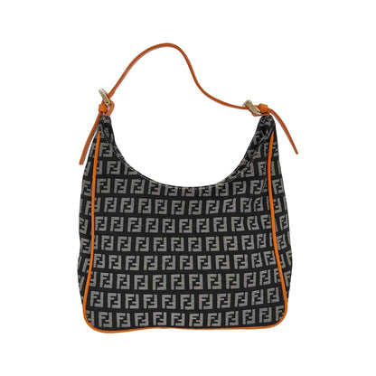 Fendi Zucchino Hobo Zucchino Canvas, Multicolour, Canvas, Handbag