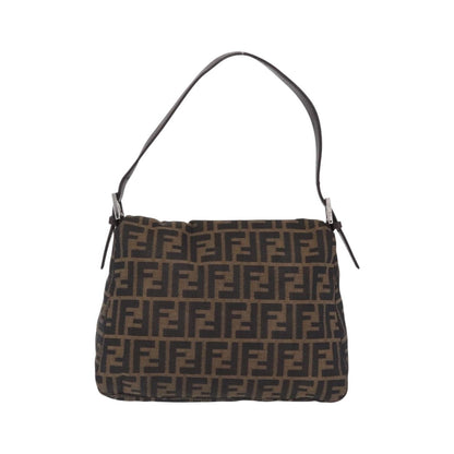 Fendi Zucchino Mamma Baguette Canvas, Multicolour, Canvas, Shoulder Bag