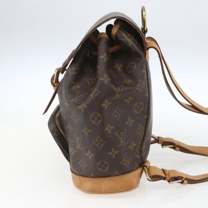 Louis Vuitton Vintage Montsouris Monogram Canvas, Brown, Canvas, Backpack