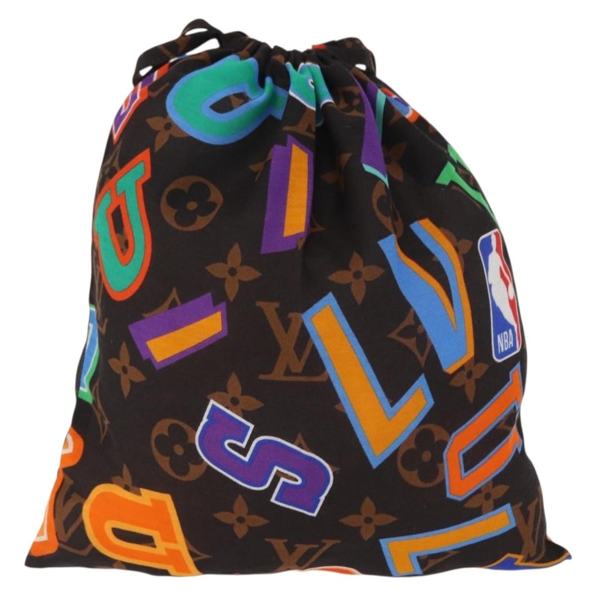 Louis Vuitton X NBA Monogram Canvas, Brown, Canvas, Clutch