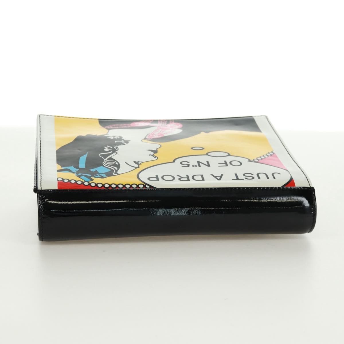 Chanel Just a Drop of No.5 Comic Coco Clutch Patent, Multicolour, Patent Leather, Clutch
