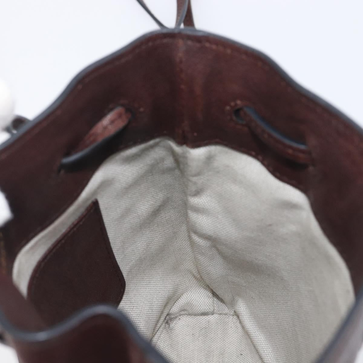 Miu Miu Aviator Bucket Leather, Brown, Leather, Handbag