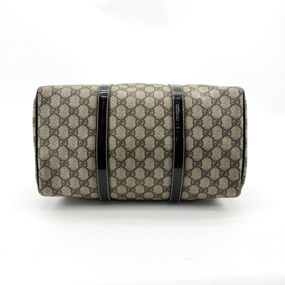 Gucci Joy Boston GG Coated Canvas, Black, Canvas, Handbag