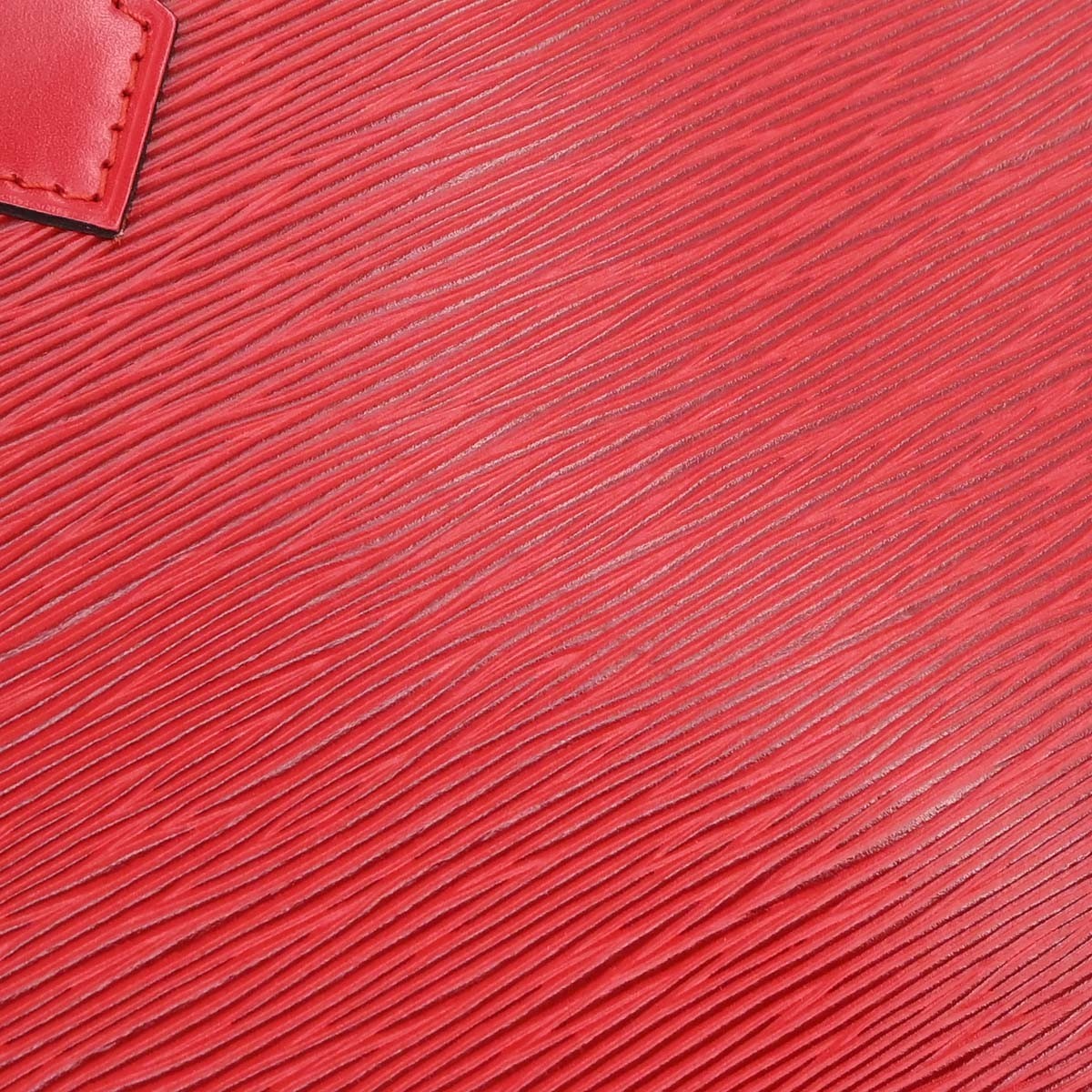 Louis Vuitton Alma Epi Leather, Red, Leather, Handbag