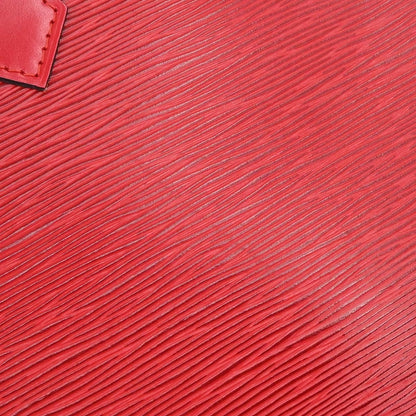 Louis Vuitton Alma Epi Leather, Red, Leather, Handbag