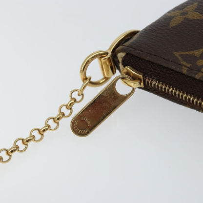 Louis Vuitton Milla Pochette Monogram Canvas, Brown, Canvas, Clutch