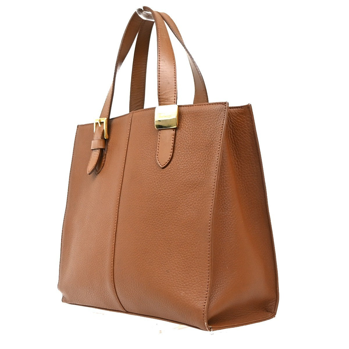 Burberry Vintage Zip Leather, Brown, Leather, Tote Bag