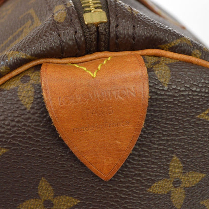 Louis Vuitton Speedy Monogram Canvas, Brown, Canvas, Handbag