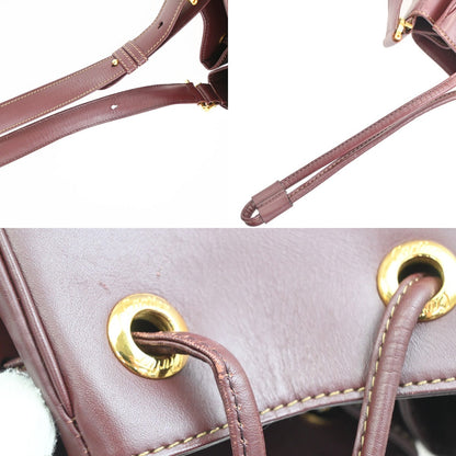 Cartier Must de cartier Leather, Burgundy, Leather, Shoulder Bag