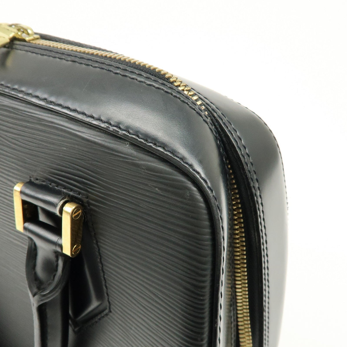 Louis Vuitton Sablons Epi Leather, Black, Leather, Handbag