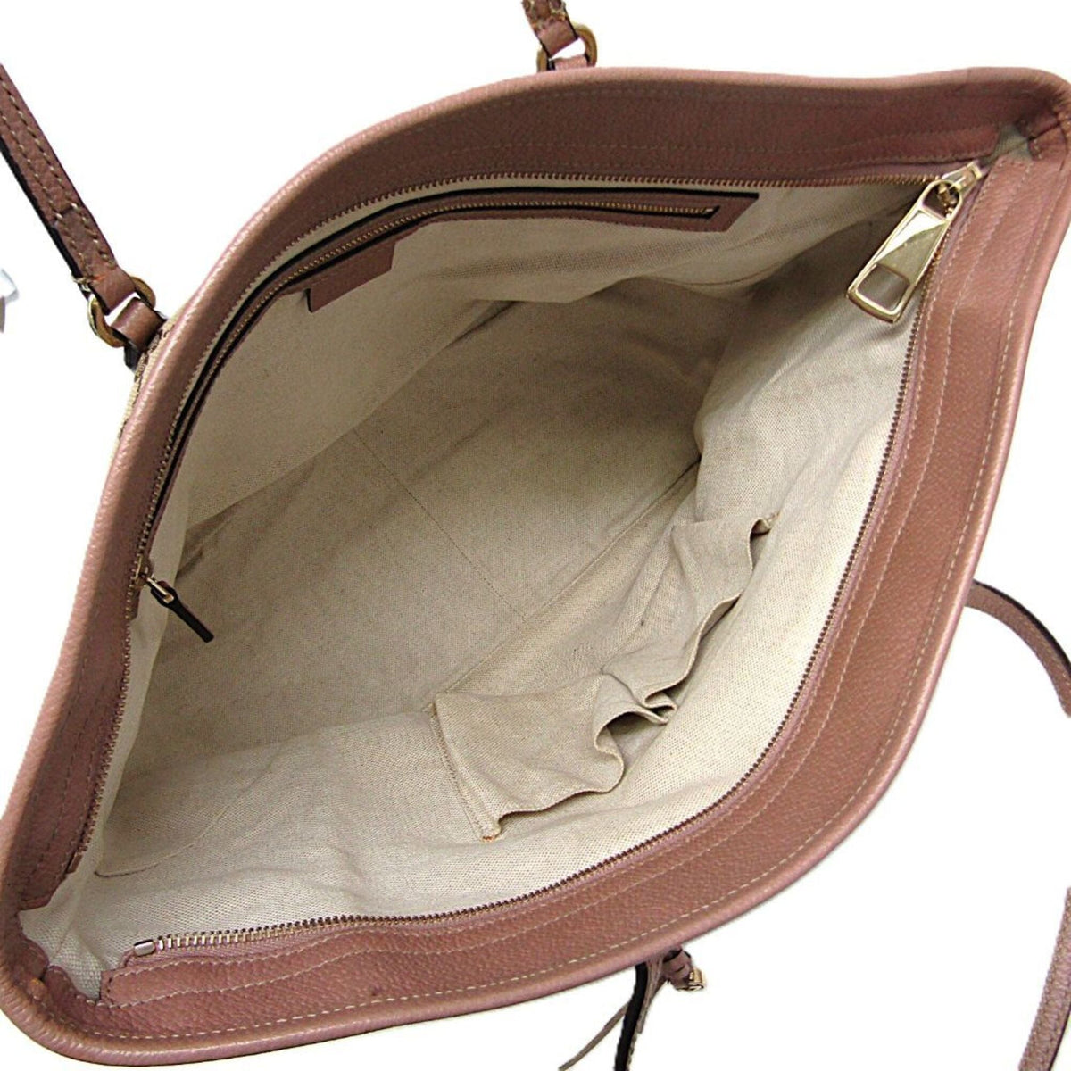 Gucci Bree GG Canvas with Leather, Beige, Leather, Tote Bag