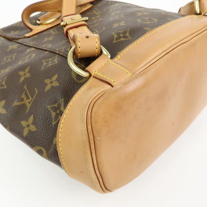 Louis Vuitton Vintage Montsouris Monogram Canvas, Brown, Canvas, Backpack