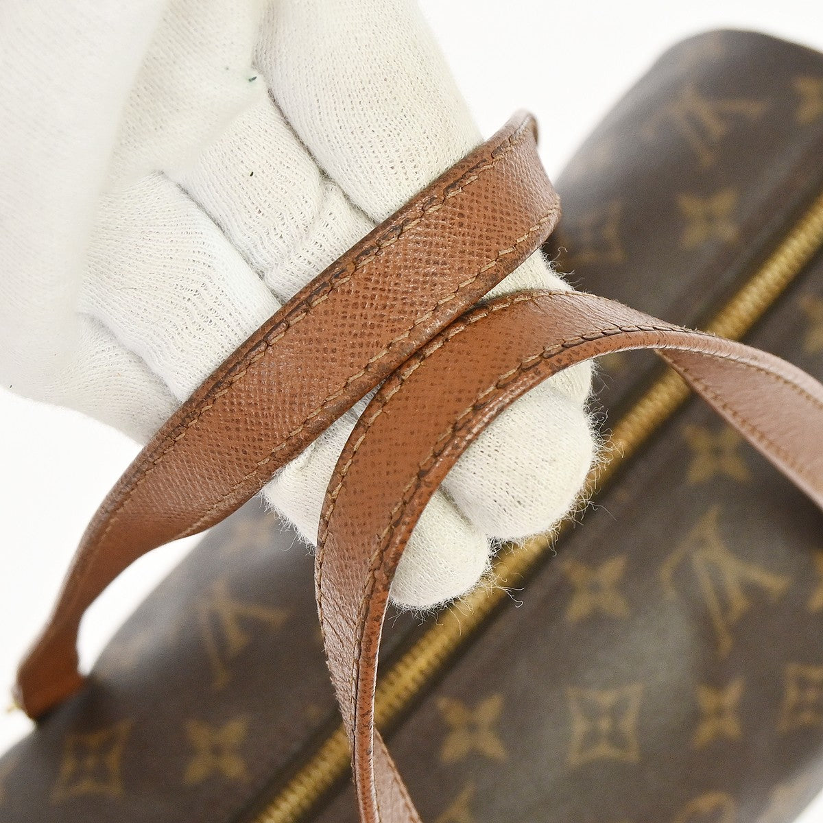 Louis Vuitton Papillon Monogram Canvas, Brown, Canvas, Handbag