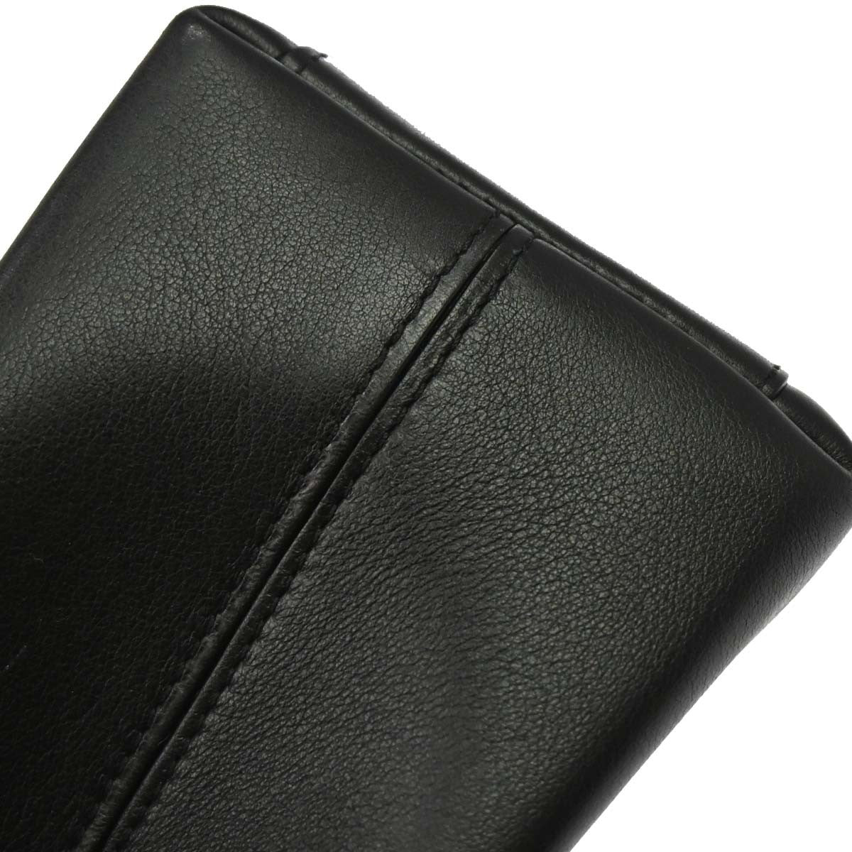 Cartier Cabochon Leather, Black, Leather, Handbag