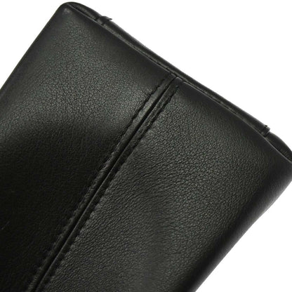 Cartier Cabochon Leather, Black, Leather, Handbag