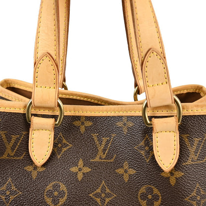 Louis Vuitton Batignolles Monogram, Brown, Canvas, Tote Bag