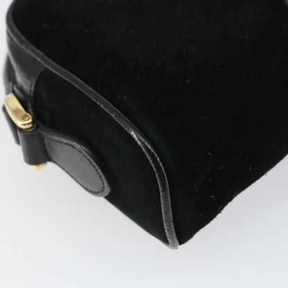 Gucci Ophidia Suede, Black, Suede, Shoulder Bag