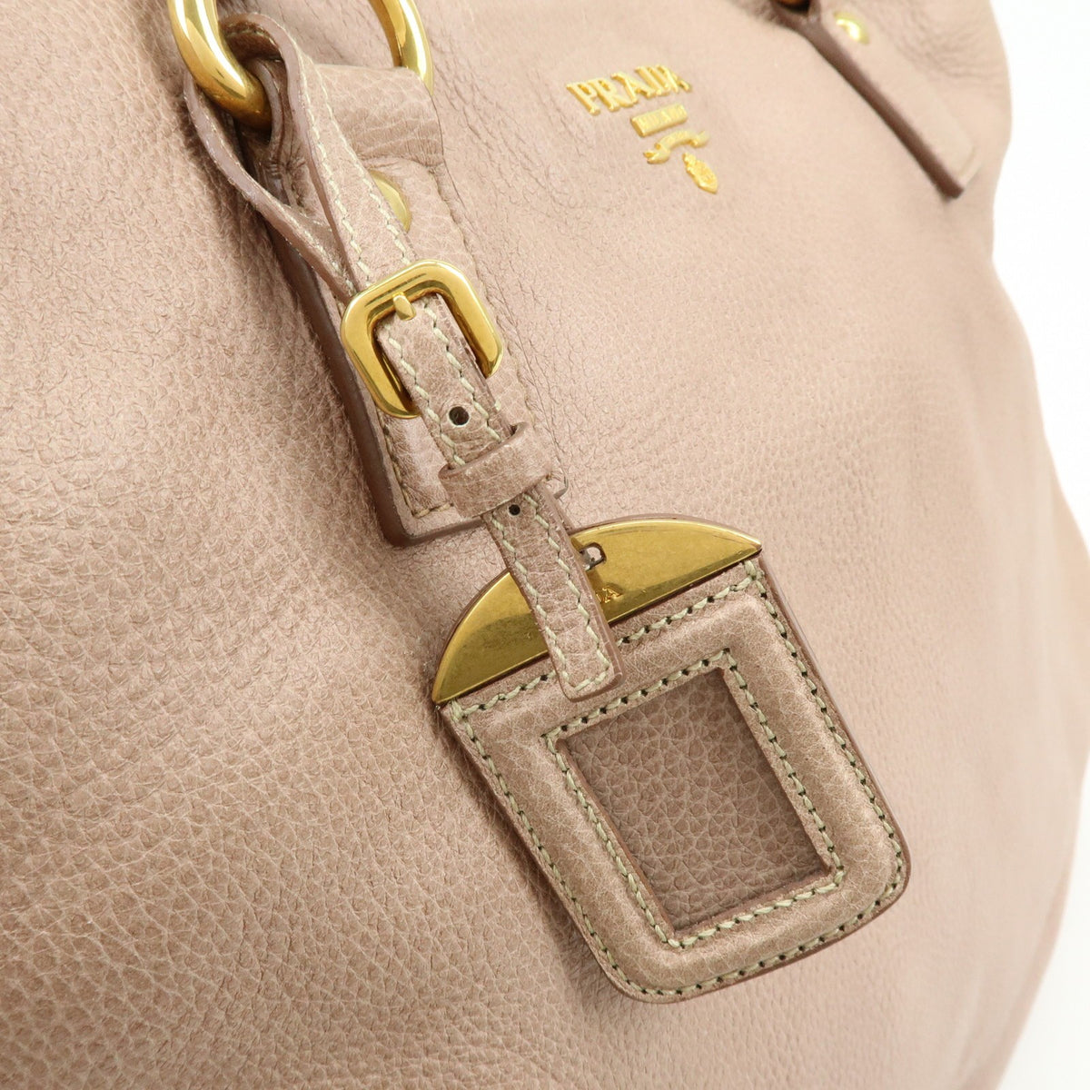 Prada Vitello Daino Leather, Pink, Leather, Shoulder Bag