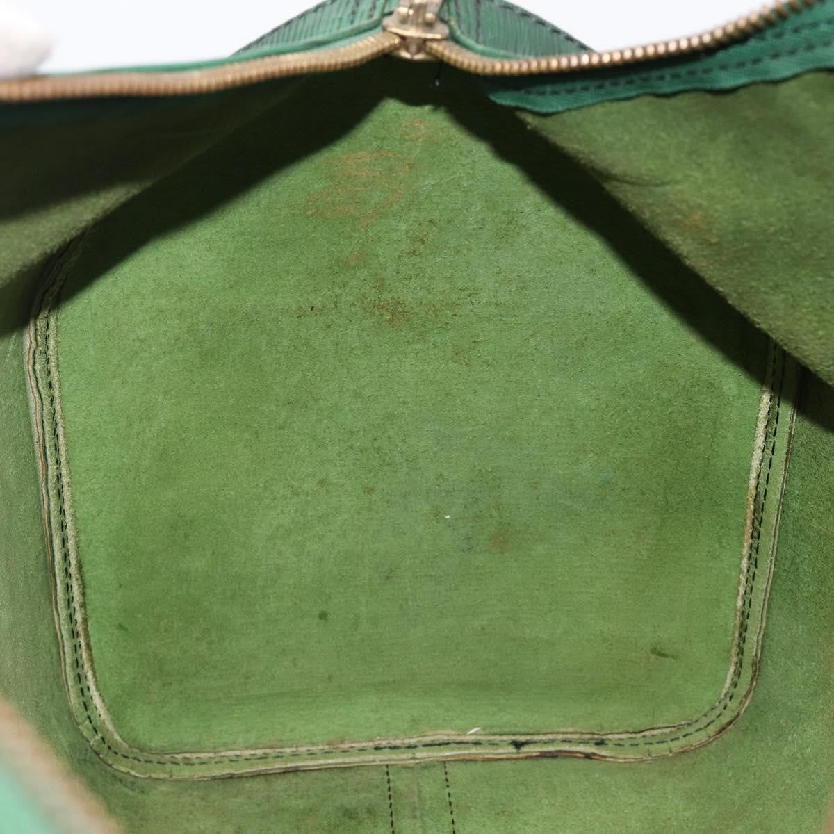 Louis Vuitton Keepall Epi Leather, Green, Leather, Travel Bag