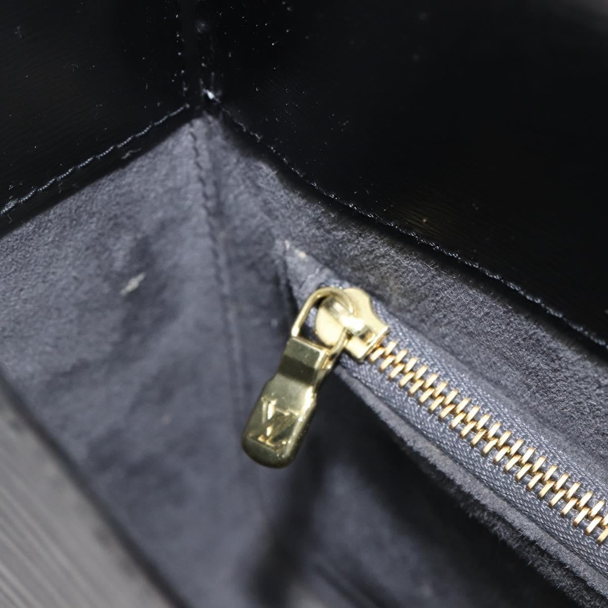 Louis Vuitton Buci Epi Leather, Black, Leather, Handbag