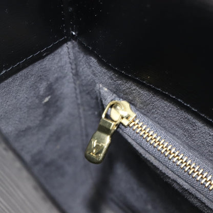 Louis Vuitton Buci Epi Leather, Black, Leather, Handbag