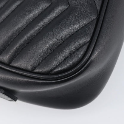 Gucci GG Marmont Matelasse Leather, Black, Leather, Shoulder Bag