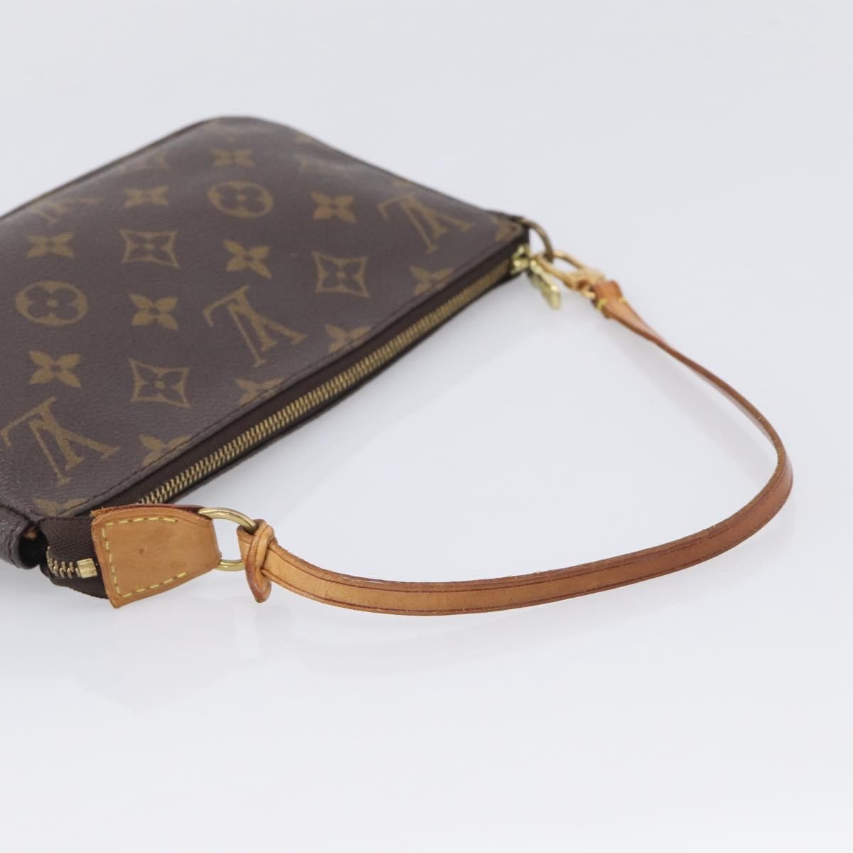 Louis Vuitton Pochette Accessoires NM Monogram Canvas, Brown, Canvas, Clutch