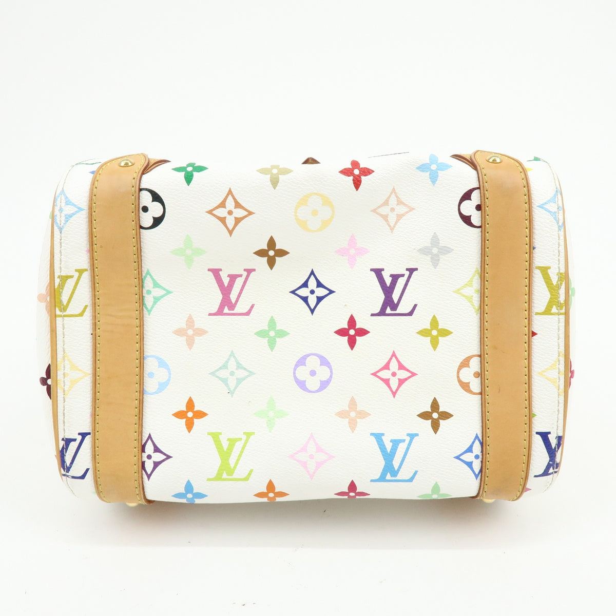 Louis Vuitton Priscilla Monogram Multicolor, White, Canvas, Handbag