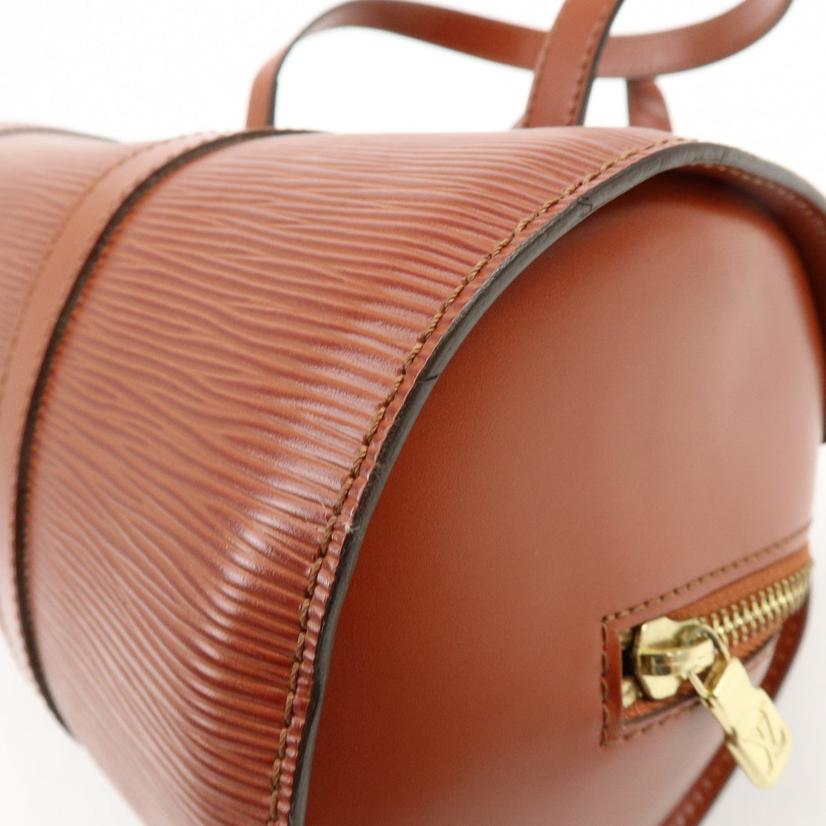 Louis Vuitton Soufflot Epi Leather, Brown, Leather, Handbag