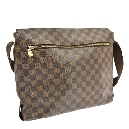 Louis Vuitton Brooklyn Damier, Brown, Canvas, Handbag