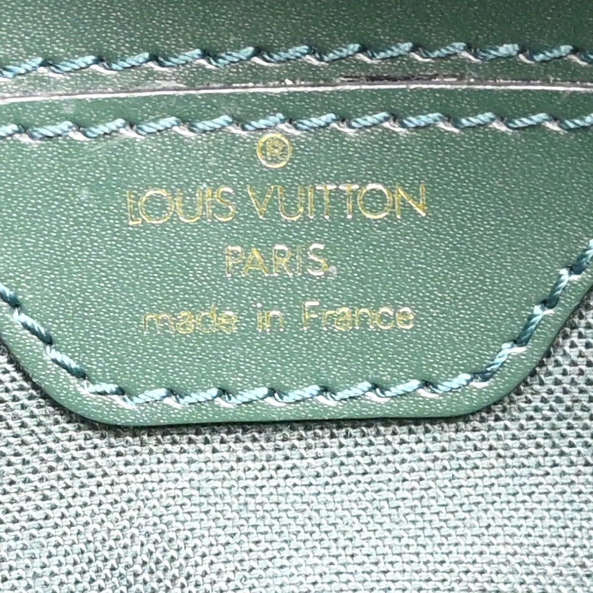 Louis Vuitton Reporter Taiga Leather, Green, Leather, Shoulder Bag