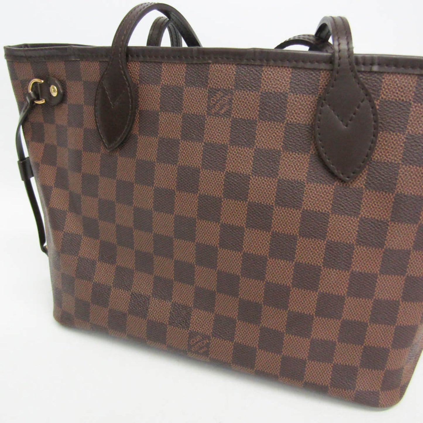 Louis Vuitton Neverfull Damier, Brown, Canvas, Tote Bag
