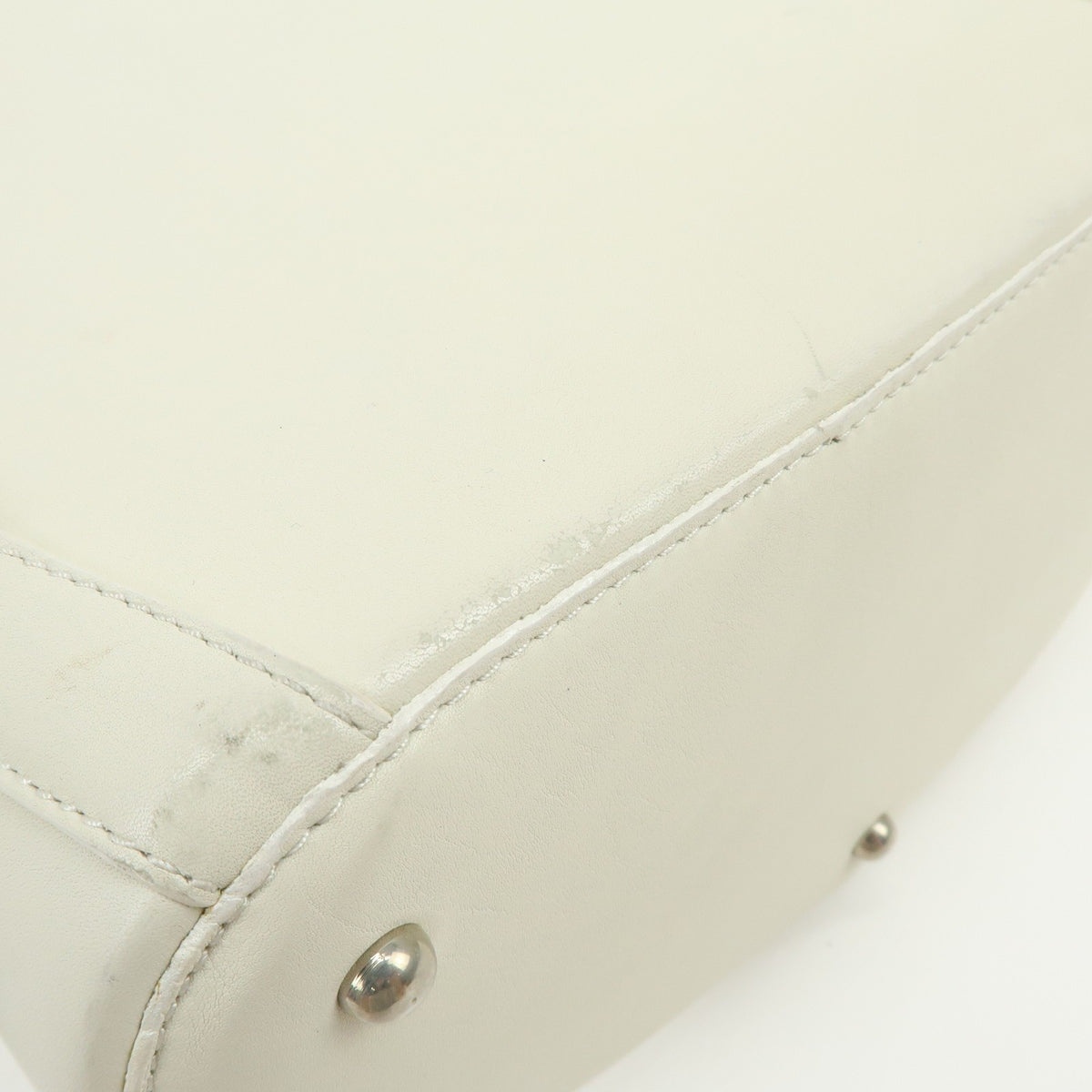 Loewe Anton Sling Leather, White, Leather, Handbag