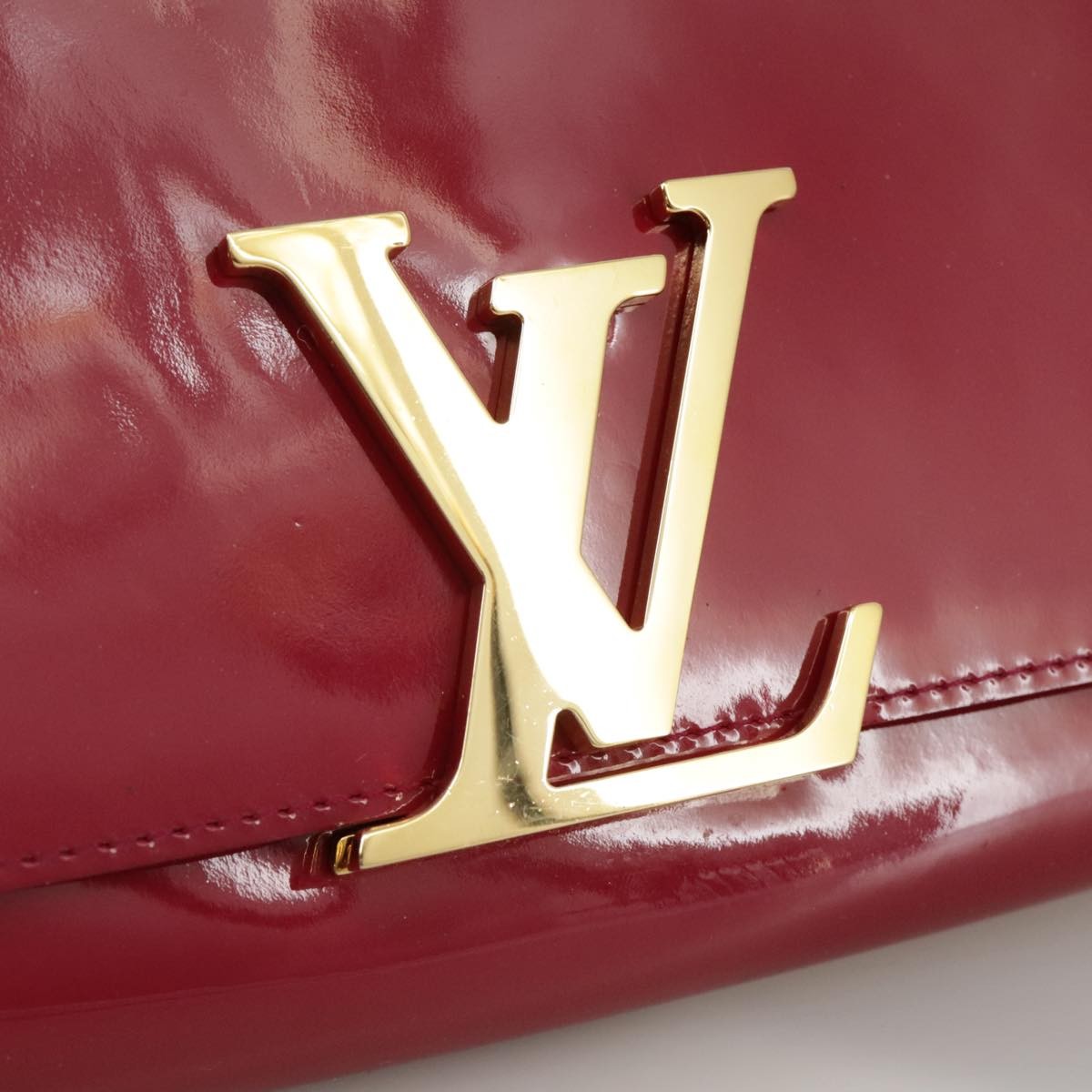 Louis Vuitton Louise Clutch Patent, Pink, Patent Leather, Clutch