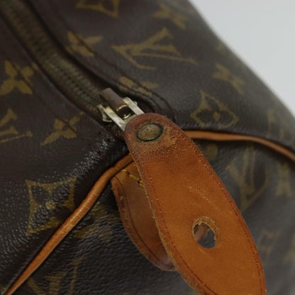 Louis Vuitton Speedy Handbag Monogram Canvas, BROWN, CANVAS, Handbag