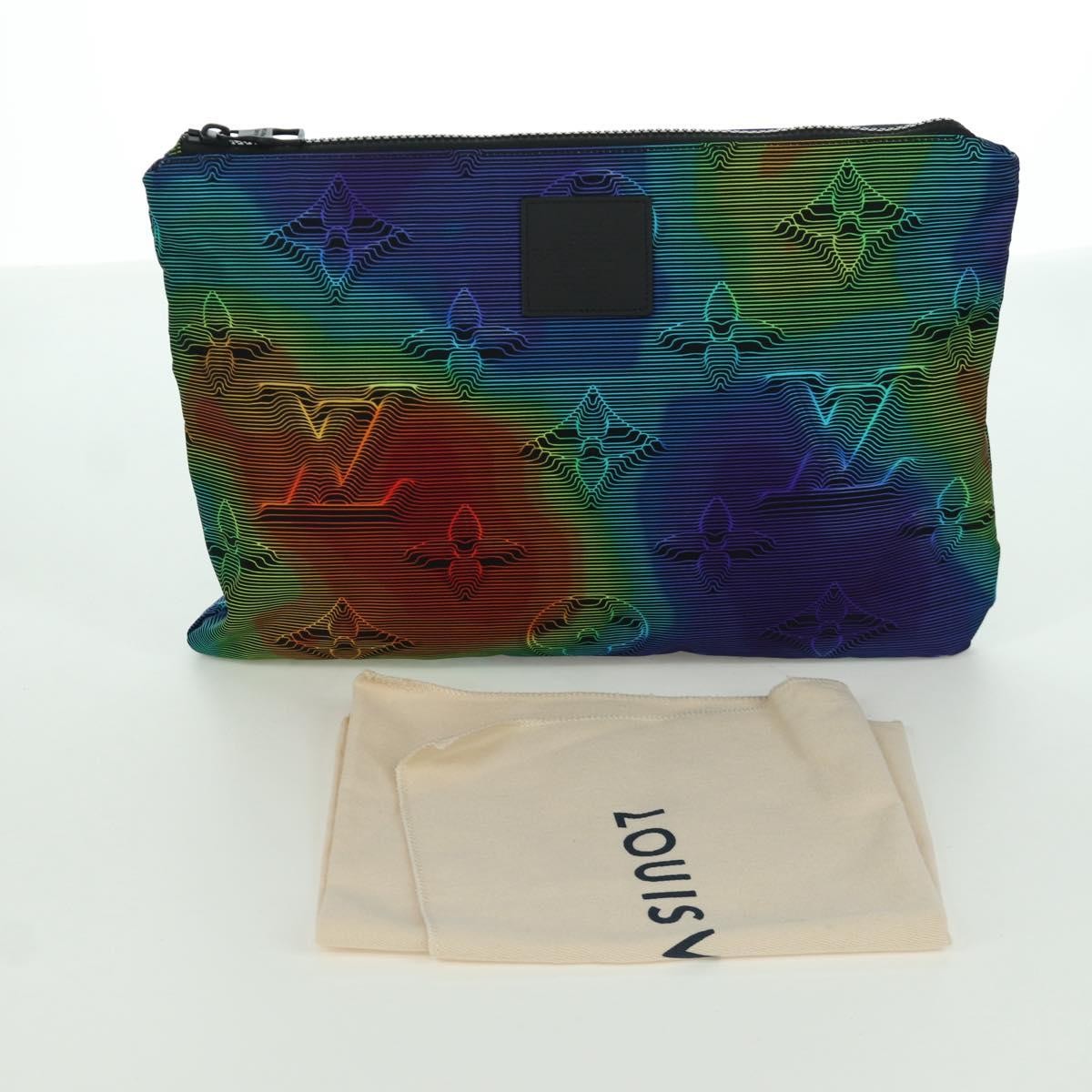 Louis Vuitton Reversible Limited Edition 2054 Monogram Textile, Multicolour, Nylon, Clutch