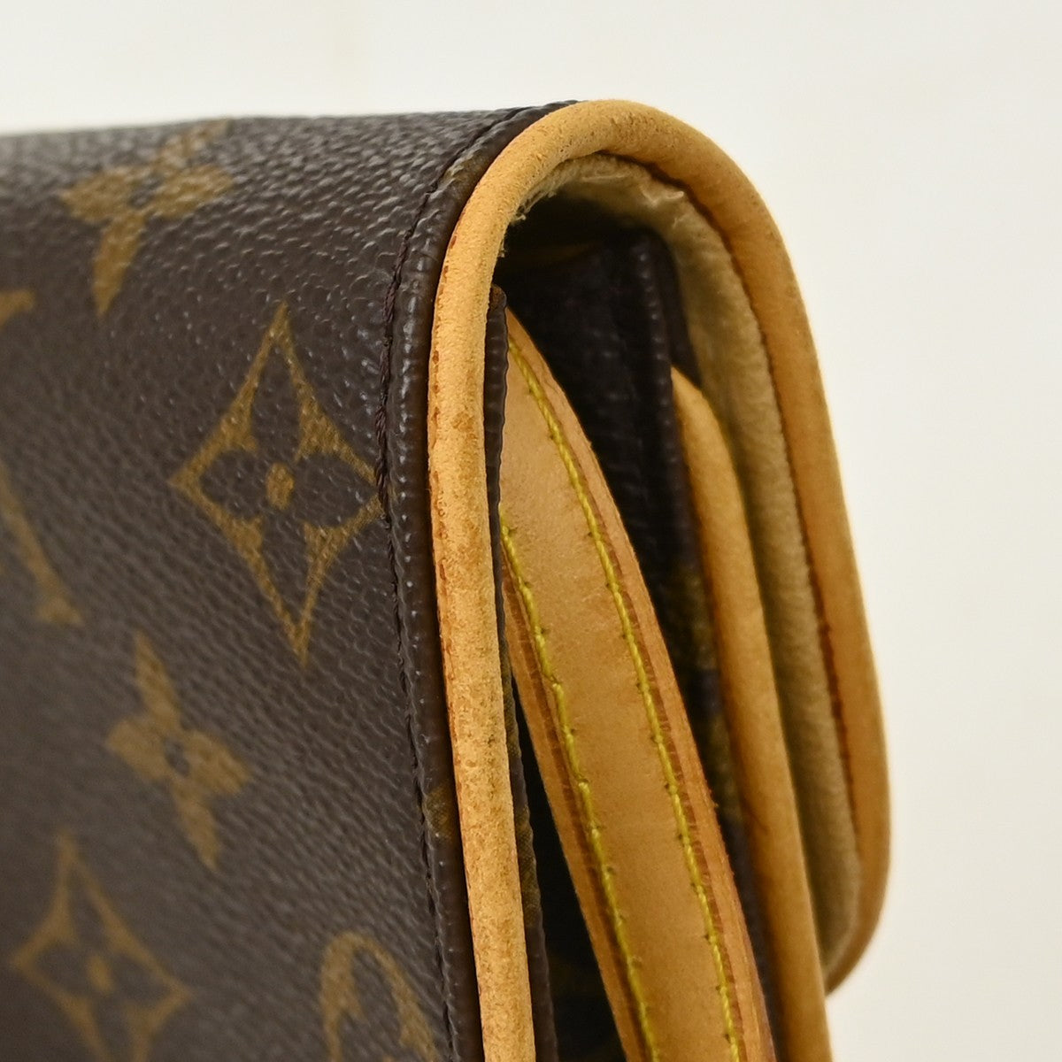 Louis Vuitton Twin Canvas, Brown, Canvas, Clutch
