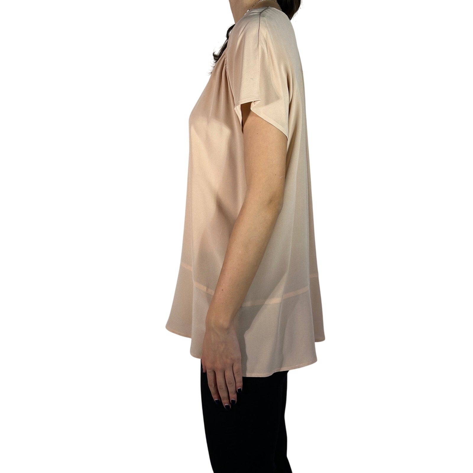 DRIES VAN NOTEN Ruched Blouse Gray