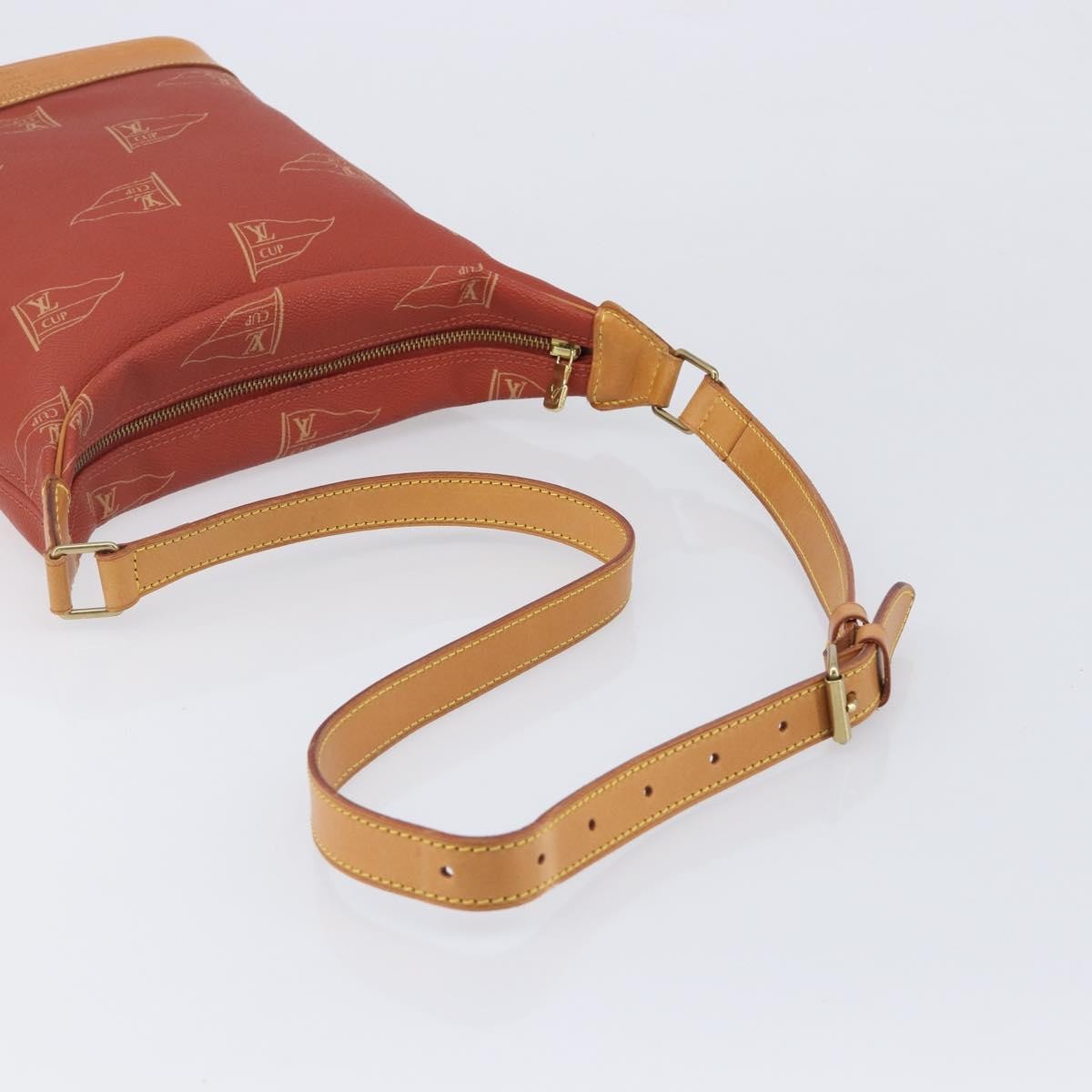 Louis Vuitton Cup le touquet Cup Canvas, Red, Canvas, Shoulder Bag
