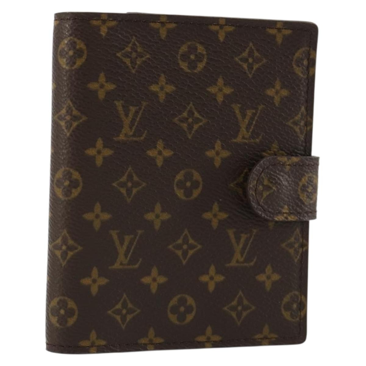 Louis Vuitton Agenda Cover Monogram Canvas, Brown, Canvas, Wallet