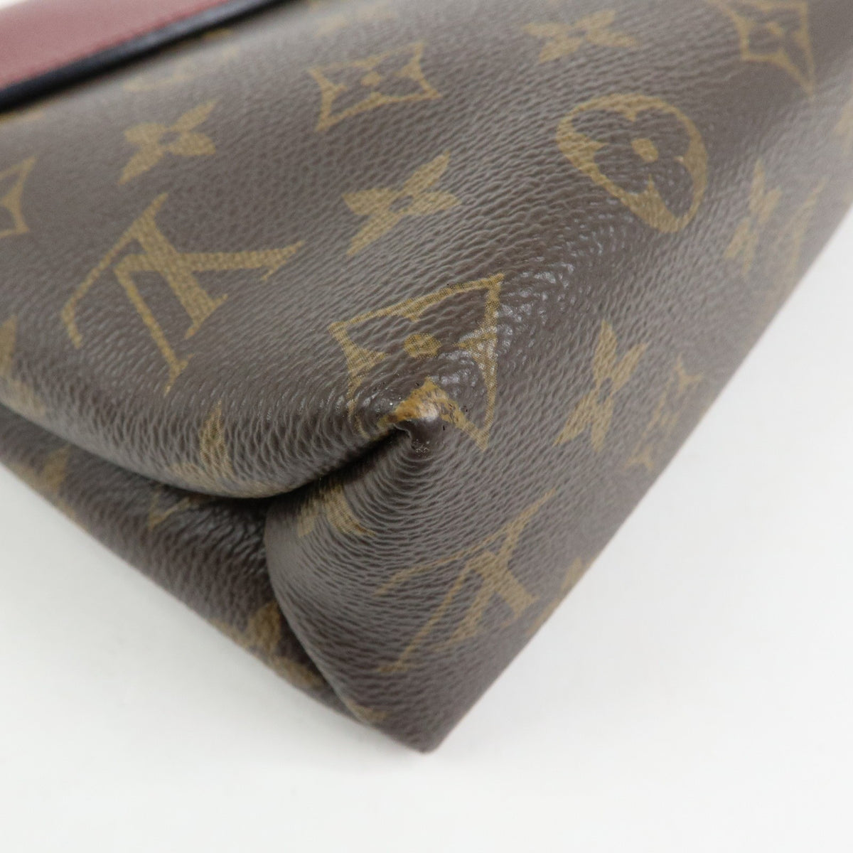 Louis Vuitton Saint Placide Monogram Canvas and Leather, Brown, Canvas, Handbag